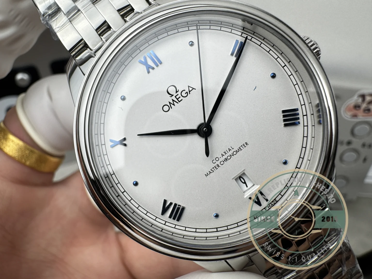 Replica Omega De Ville Prestige 40mm, 434.10.40.20.02.001 White Dial - Affordable Super Clone Watch