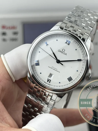 Replica Omega De Ville Prestige 40mm, 434.10.40.20.02.001 White Dial - Affordable Super Clone Watch