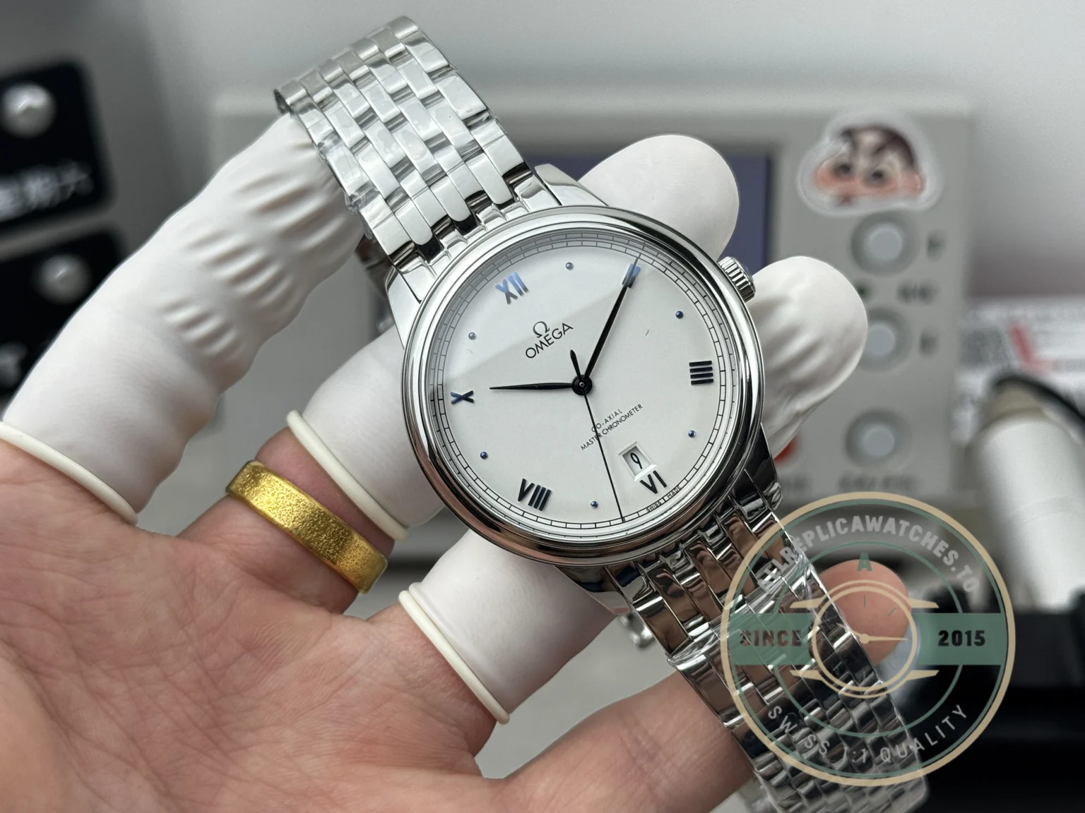 Replica Omega De Ville Prestige 40mm, 434.10.40.20.02.001 White Dial - Premium Super Clone Watch