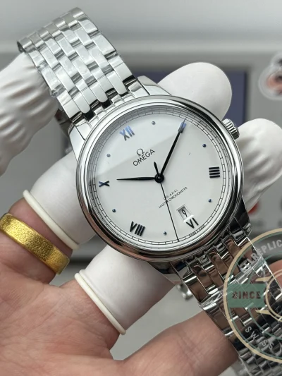 Replica Omega De Ville Prestige 40mm, 434.10.40.20.02.001 White Dial - Premium Super Clone Watch