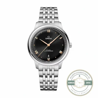 Replica OMEGA De Ville Prestige 40mm, 434.10.40.20.10.001 Black Dial - Luxury Replica Watch
