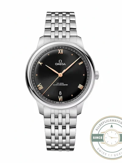 Replica OMEGA De Ville Prestige 40mm, 434.10.40.20.10.001 Black Dial - Luxury Replica Watch