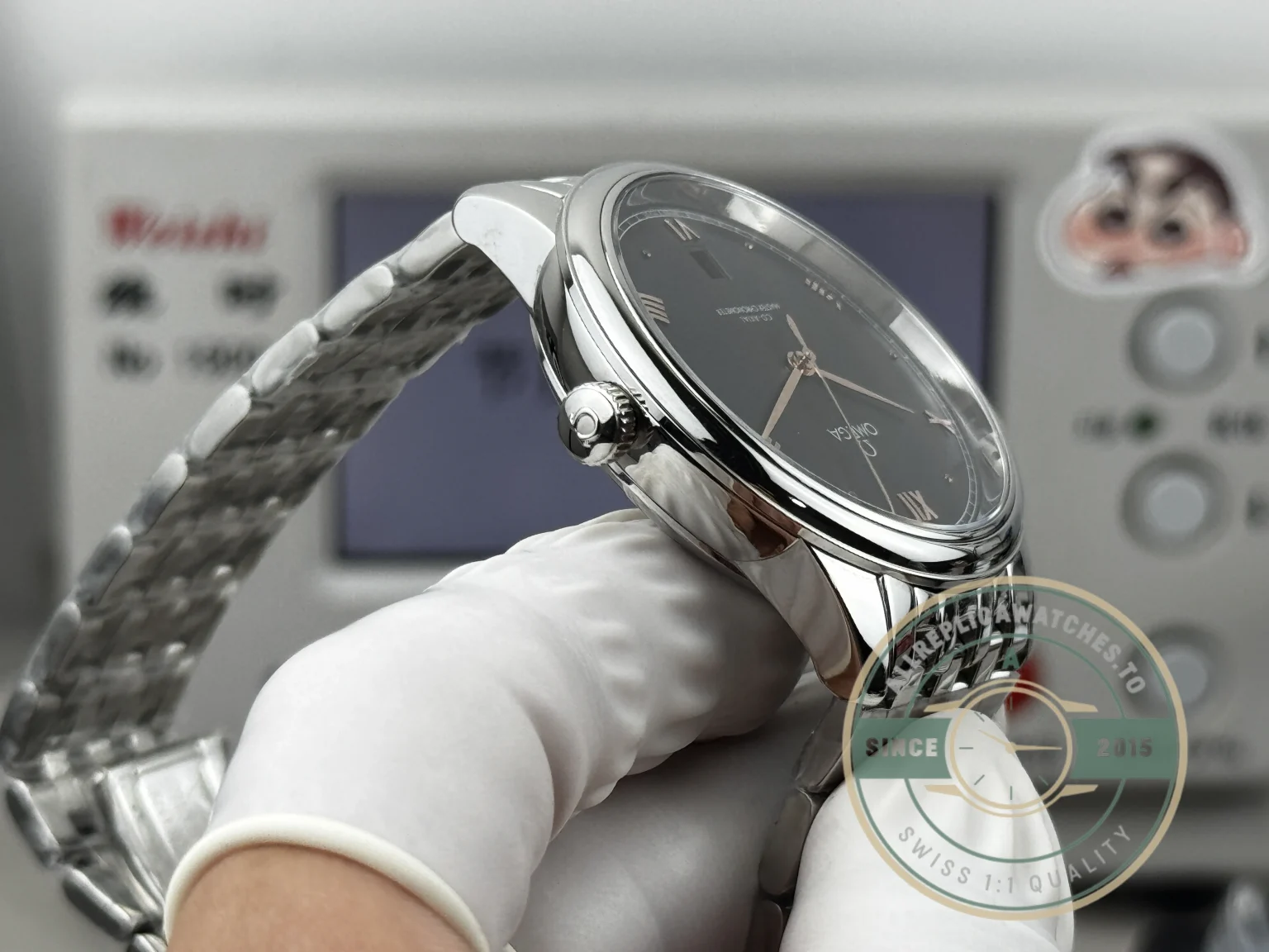 Replica OMEGA De Ville Prestige 40mm, 434.10.40.20.10.001 Black Dial - Swiss-Made Clone Watch