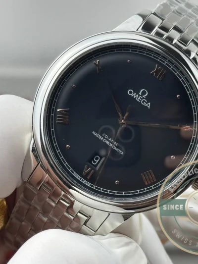 Replica OMEGA De Ville Prestige 40mm, 434.10.40.20.10.001 Black Dial - Affordable Luxury Replica Timepiece