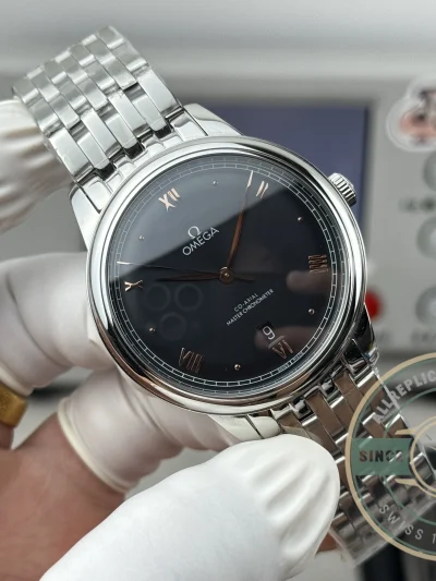 Replica OMEGA De Ville Prestige 40mm, 434.10.40.20.10.001 Black Dial - 1:1 Swiss Replica Watch