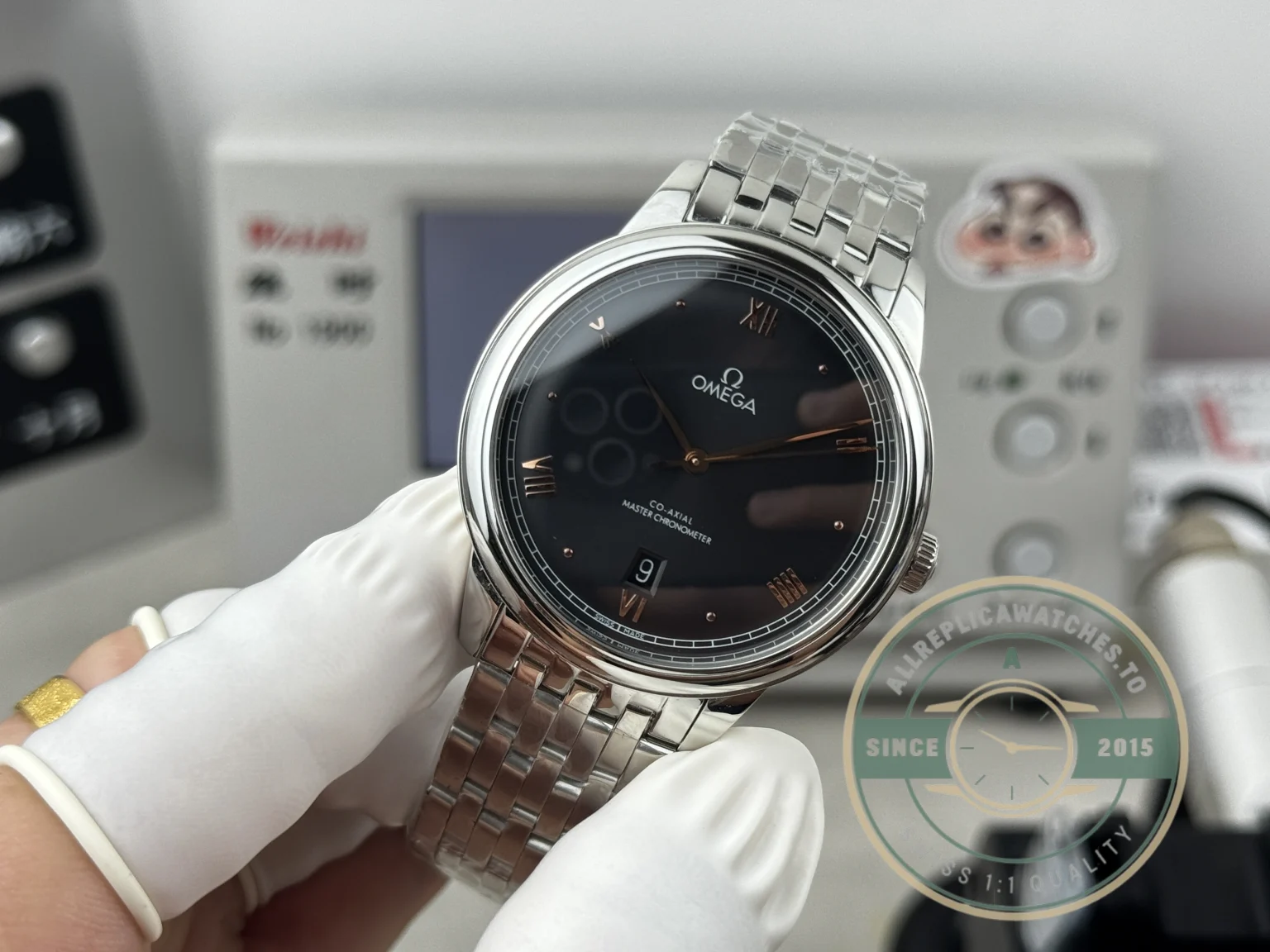 Replica OMEGA De Ville Prestige 40mm, 434.10.40.20.10.001 Black Dial - Swiss-Made Clone Watch