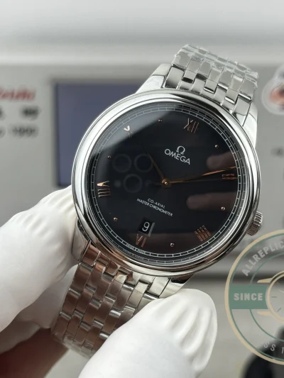 Replica OMEGA De Ville Prestige 40mm, 434.10.40.20.10.001 Black Dial - Swiss-Made Clone Watch