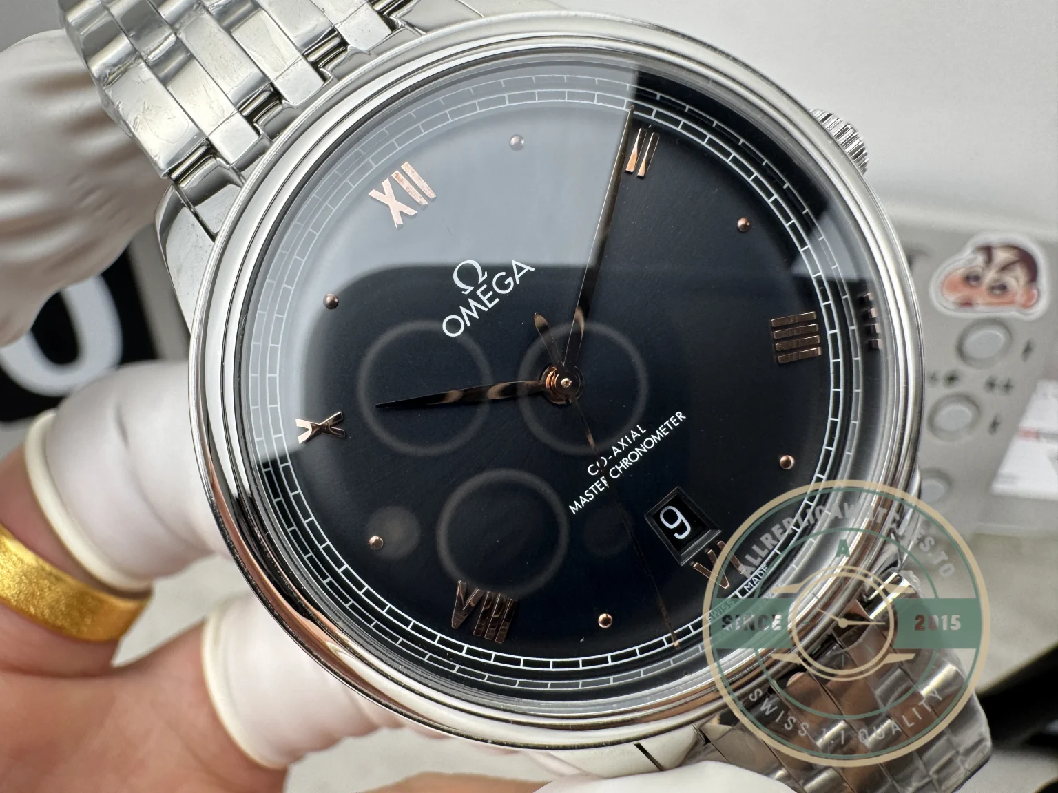 Replica OMEGA De Ville Prestige 40mm, 434.10.40.20.10.001 Black Dial - Factory Super Clone Watch