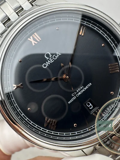 Replica OMEGA De Ville Prestige 40mm, 434.10.40.20.10.001 Black Dial - Factory Super Clone Watch