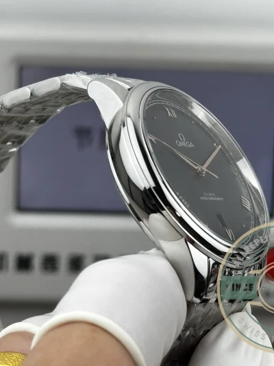 Replica OMEGA De Ville Prestige 40mm, 434.10.40.20.10.001 Black Dial - Budget Luxury Replica Watch