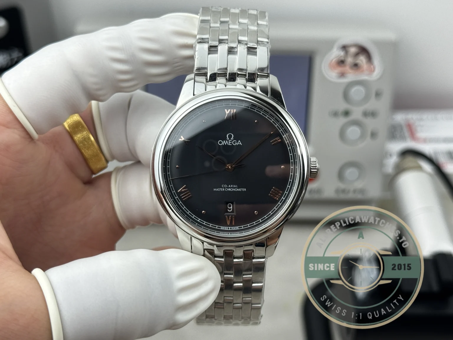 Replica OMEGA De Ville Prestige 40mm, 434.10.40.20.10.001 Black Dial - Premium Super Clone Watch