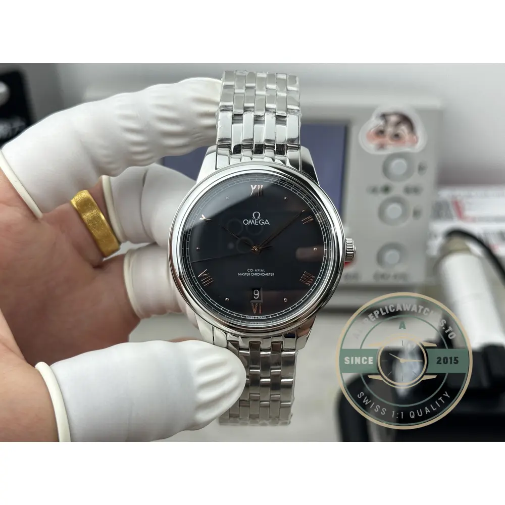 Replica OMEGA De Ville Prestige 40mm, 434.10.40.20.10.001 Black Dial - Premium Super Clone Watch