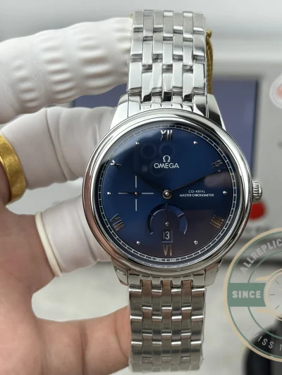 Replica Omega De Ville Prestige 41mm Blue Dial, 434.10.41.21.03.002 - Luxury Replica Watch