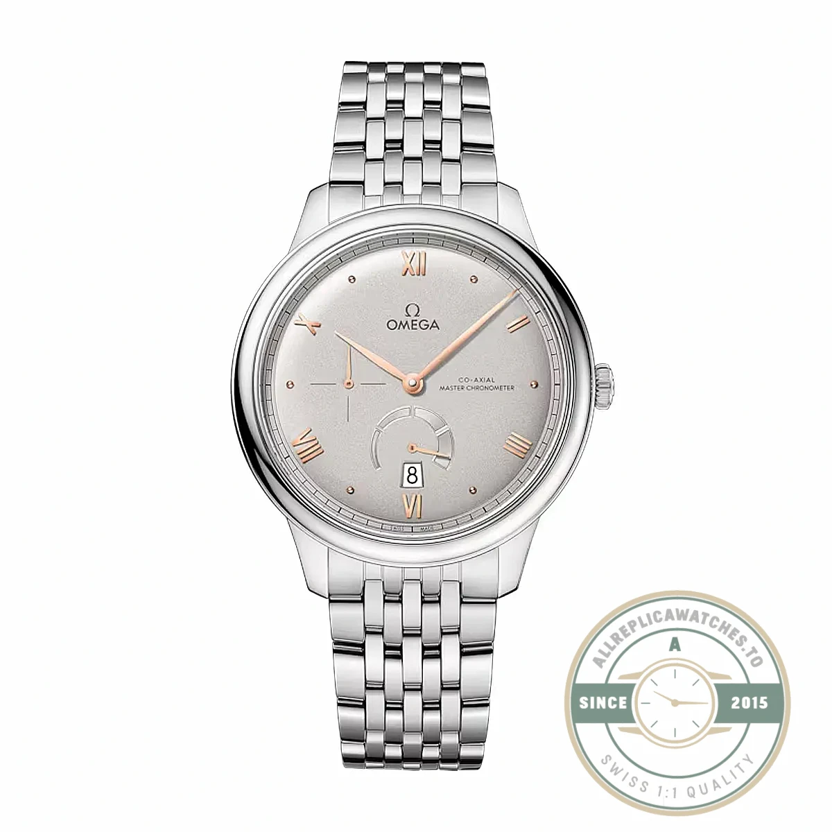 Replica Omega De Ville Prestige 41mm Silver Dial, 434.10.41.21.06.001 - Top-Tier Swiss Replica Watch