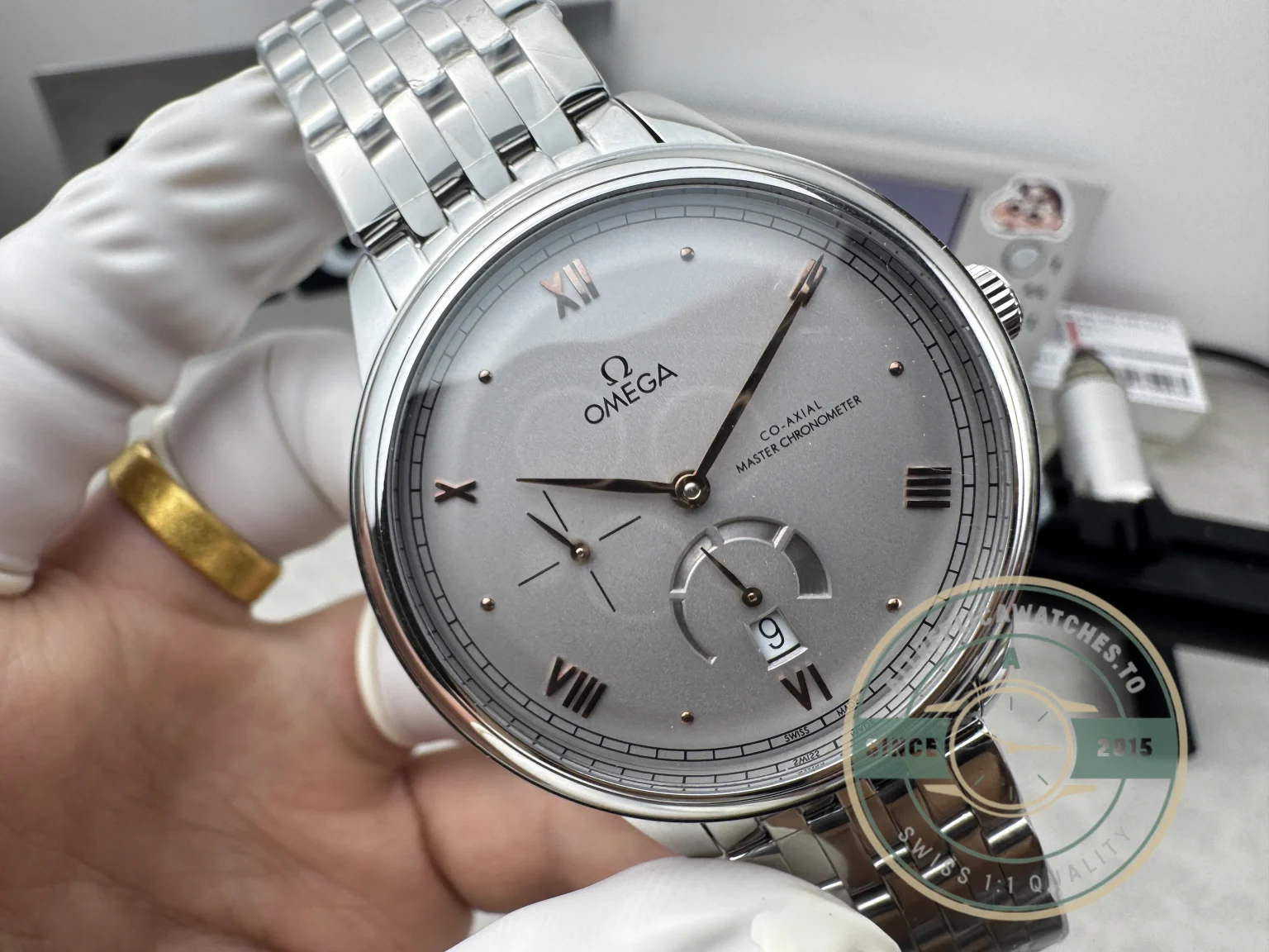 Replica Omega De Ville Prestige 41mm Silver Dial, 434.10.41.21.06.001 - Top-Tier Swiss Replica Watch