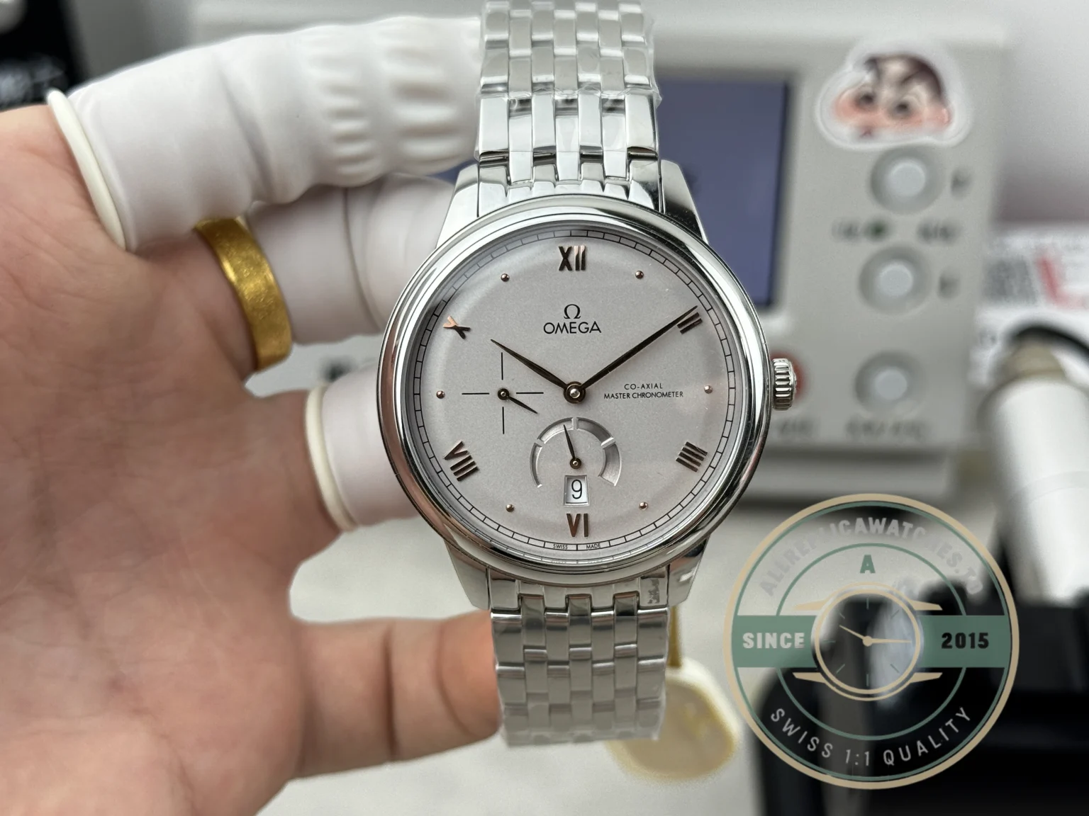 Replica Omega De Ville Prestige 41mm Silver Dial, 434.10.41.21.06.001 - High-Grade Replica Watch