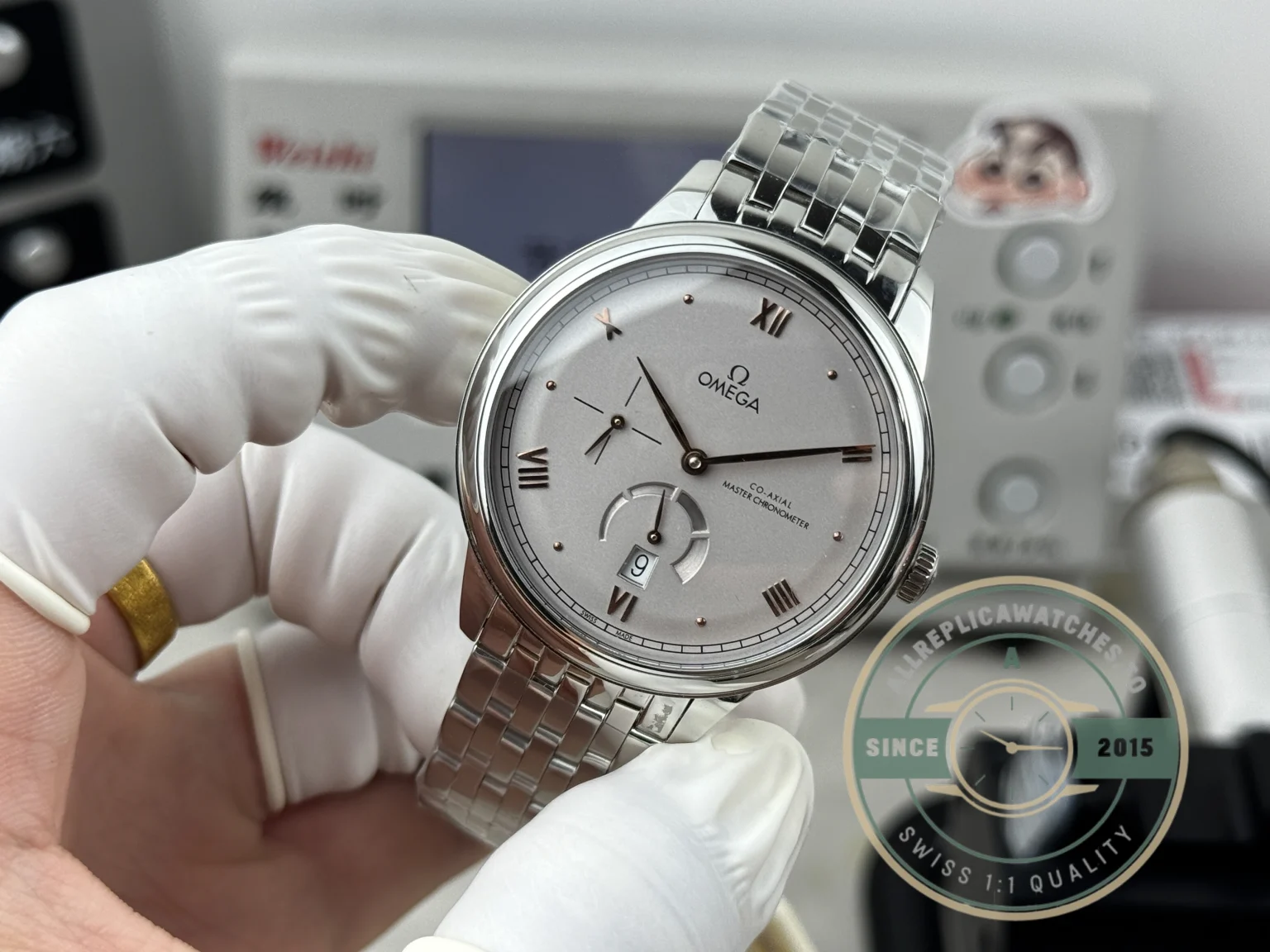 Replica Omega De Ville Prestige 41mm Silver Dial, 434.10.41.21.06.001 - Swiss Movement Replica Watch