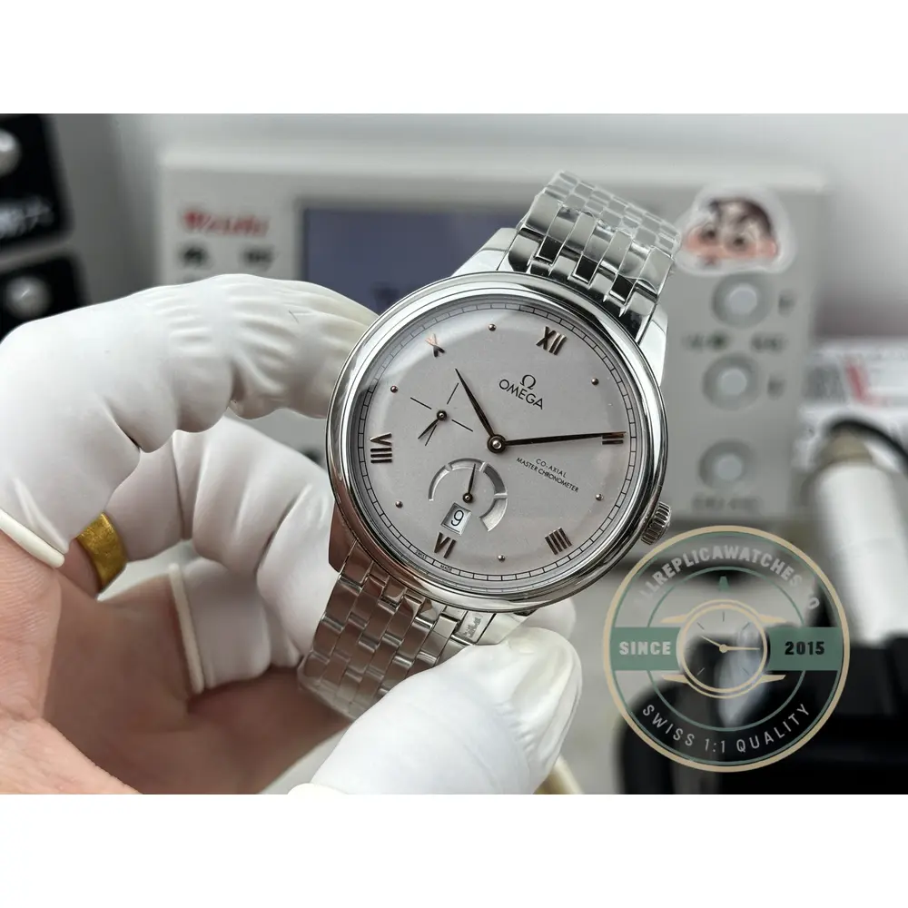 Replica Omega De Ville Prestige 41mm Silver Dial, 434.10.41.21.06.001 - Swiss Movement Replica Watch