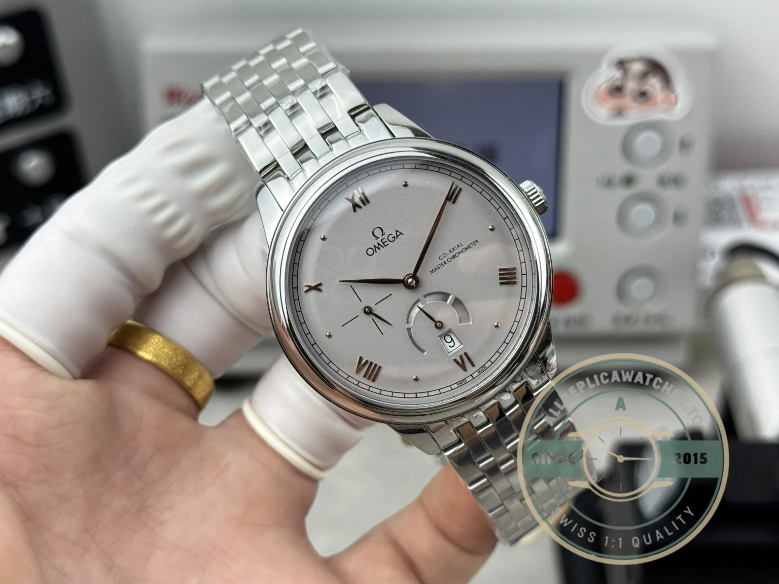 Replica Omega De Ville Prestige 41mm Silver Dial, 434.10.41.21.06.001 - High-Grade Replica Watch