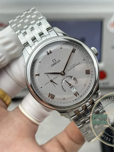 Replica Omega De Ville Prestige 41mm Silver Dial, 434.10.41.21.06.001 - High-Grade Replica Watch