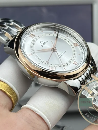 Replica Omega De Ville Prestige 42mm, Rose Gold 434.20.42.22.02.001 - High-Grade Replica Watch
