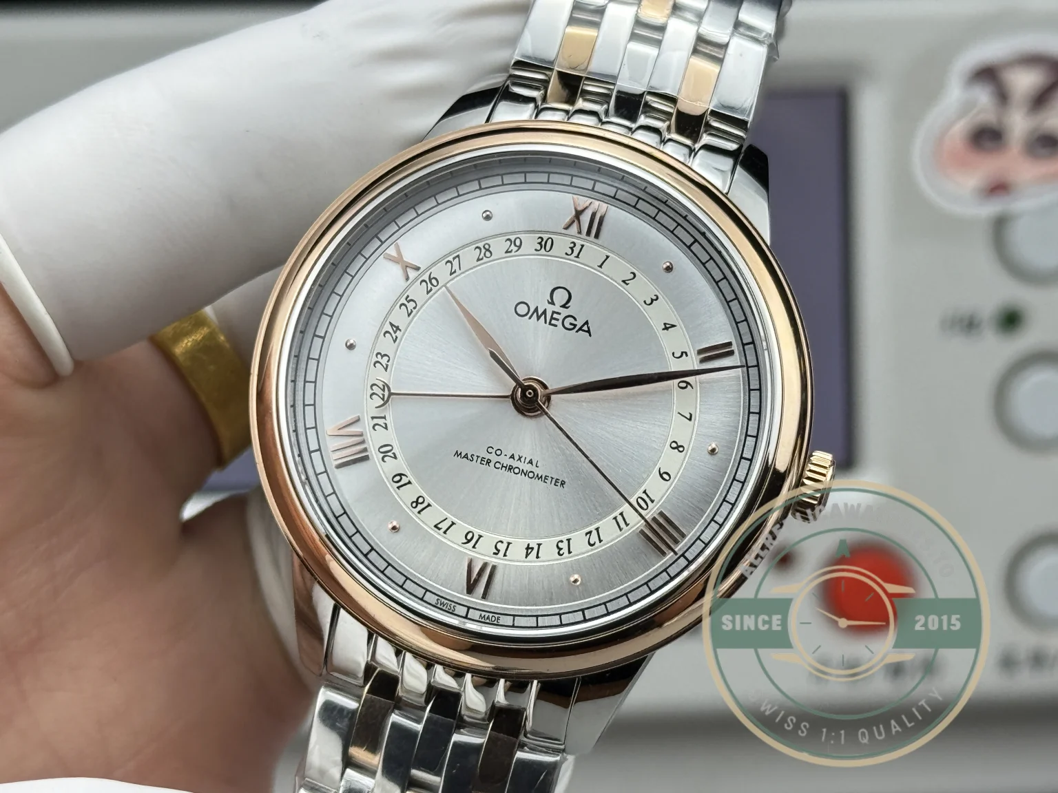 Replica Omega De Ville Prestige 42mm, Rose Gold 434.20.42.22.02.001 - Affordable Luxury Replica Timepiece