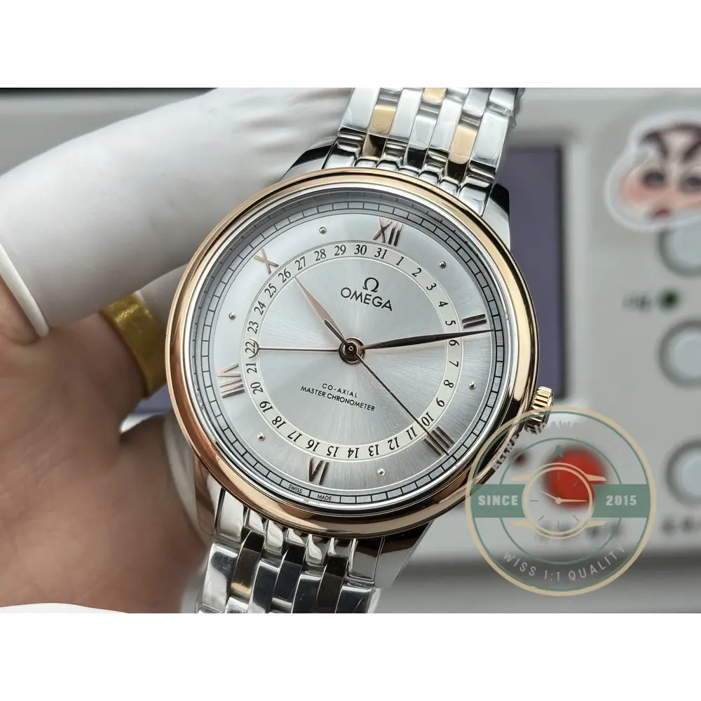 Replica Omega De Ville Prestige 42mm, Rose Gold 434.20.42.22.02.001 - Affordable Luxury Replica Timepiece