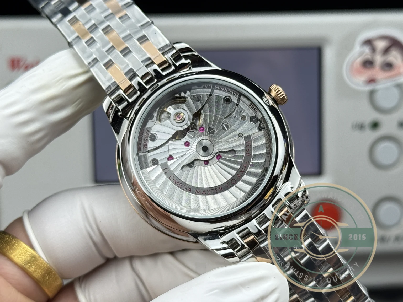 Replica Omega De Ville Prestige 42mm, Rose Gold 434.20.42.22.02.001 - Swiss Movement Replica Watch
