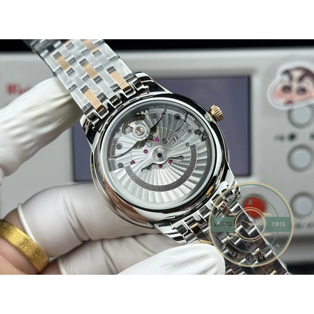 Replica Omega De Ville Prestige 42mm, Rose Gold 434.20.42.22.02.001 - Swiss Movement Replica Watch