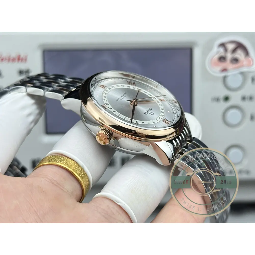 Replica Omega De Ville Prestige 42mm, Rose Gold 434.20.42.22.02.001 - Best Quality Replica Watch