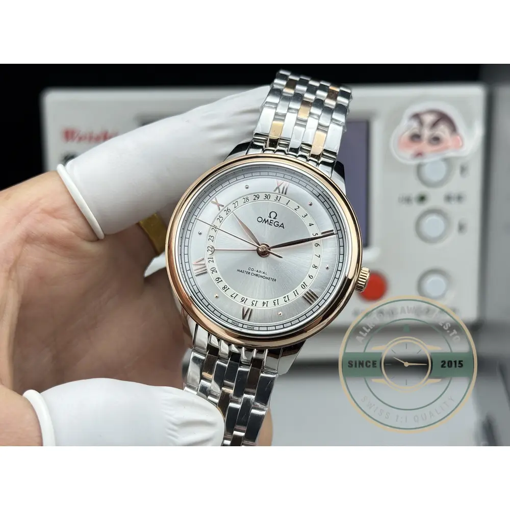 Replica Omega De Ville Prestige 42mm, Rose Gold 434.20.42.22.02.001 - Premium Super Clone Watch