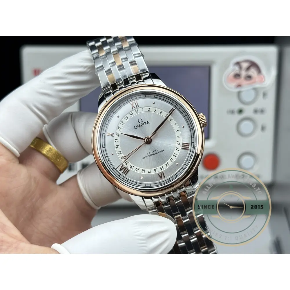 Replica Omega De Ville Prestige 42mm, Rose Gold 434.20.42.22.02.001 - Top-Tier Swiss Replica Watch
