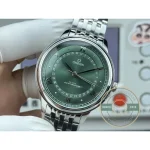 Replica OMEGA De Ville Prestige 434.10.40.20.10.001 40mm Silver, Green Dial - Top-Tier Swiss Replica Watch