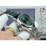 Replica OMEGA De Ville Prestige 434.10.40.20.10.001 40mm Silver, Green Dial - Swiss Movement Replica Watch