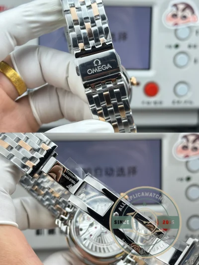 Replica OMEGA De Ville Prestige 434.15.40.20.10.001 40mm Rose Gold, Green Dial - Swiss-Made Clone Watch