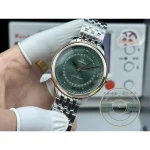 Replica OMEGA De Ville Prestige 434.15.40.20.10.001 40mm Rose Gold, Green Dial - Factory Super Clone Watch