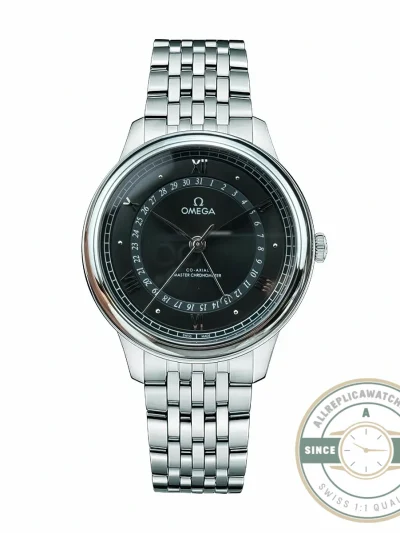Replica OMEGA De Ville Prestige Co Axial 40mm Black Dial 434.104.020.010.01 - Top-Tier Swiss Replica Watch