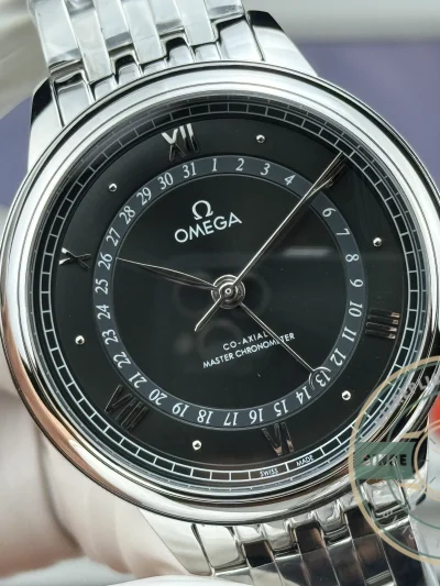 Replica OMEGA De Ville Prestige Co Axial 40mm Black Dial 434.104.020.010.01 - 1:1 Swiss Replica Watch