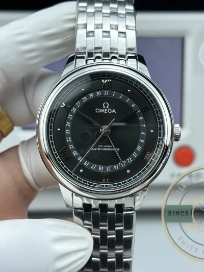 Replica OMEGA De Ville Prestige Co Axial 40mm Black Dial 434.104.020.010.01 - Premium Super Clone Watch