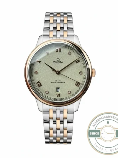 Replica Omega De Ville Rose Gold 40mm, 434.20.40.20.59.001 - Affordable Luxury Replica Timepiece