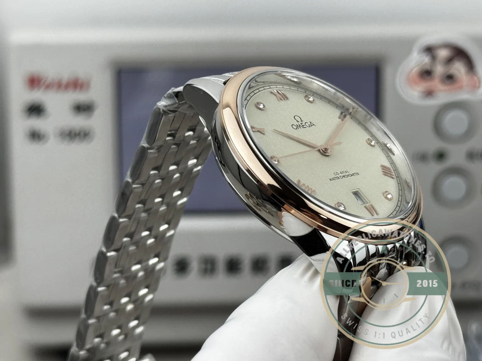 Replica Omega De Ville Rose Gold 40mm, 434.20.40.20.59.001 - Factory Super Clone Watch