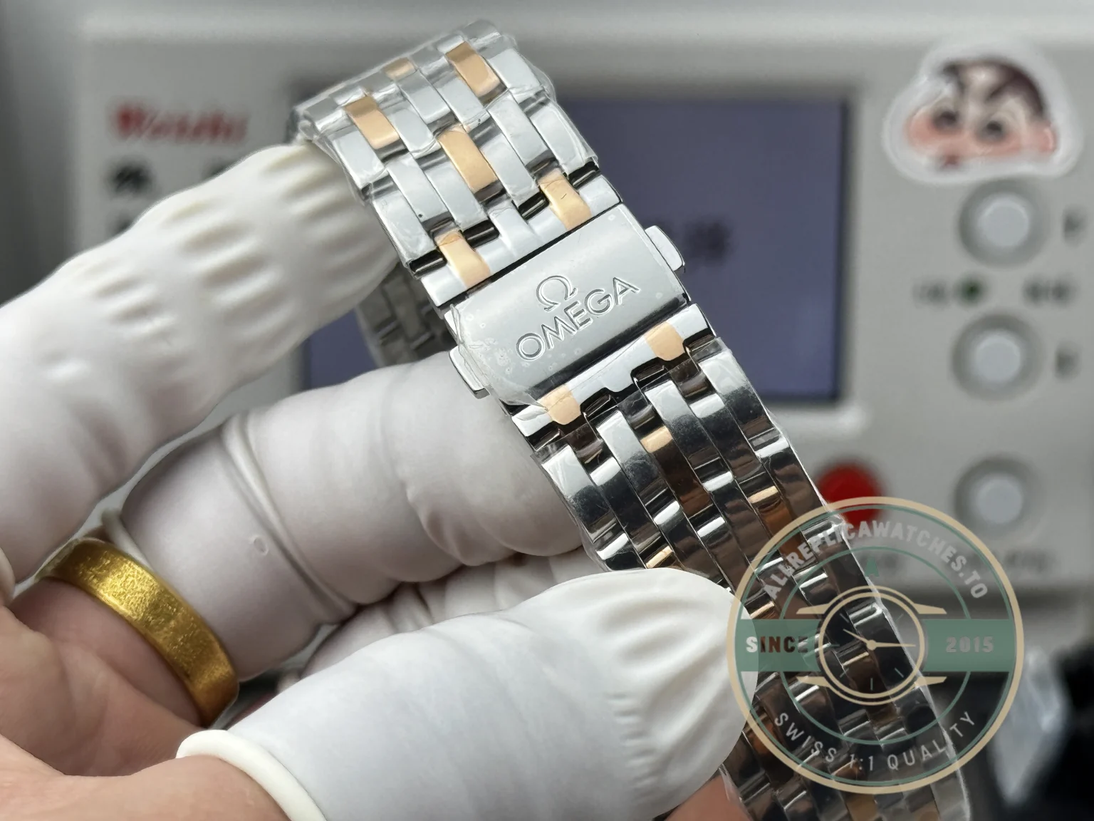 Replica Omega De Ville Rose Gold 40mm, 434.20.40.20.59.001 - Premium Super Clone Watch