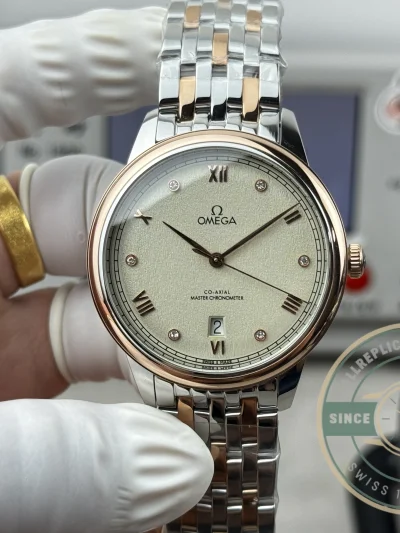 Replica Omega De Ville Rose Gold 40mm, 434.20.40.20.59.001 - Affordable Super Clone Watch