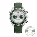 Superclone Omega Seamaster Planet Ocean 215.32.46.51.06.001 with green sunburst chronograph dial