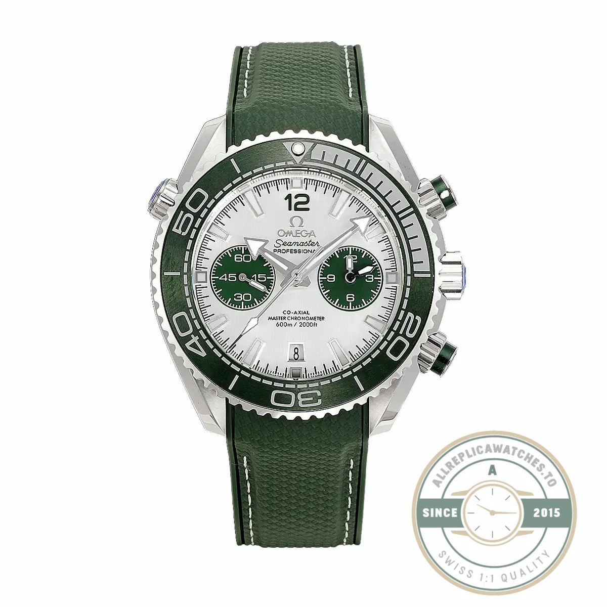 Replica Omega Planet Ocean Chronograph 45.5 mm Green, 215.32.46.51.06.001 - Premium Super Clone Watch