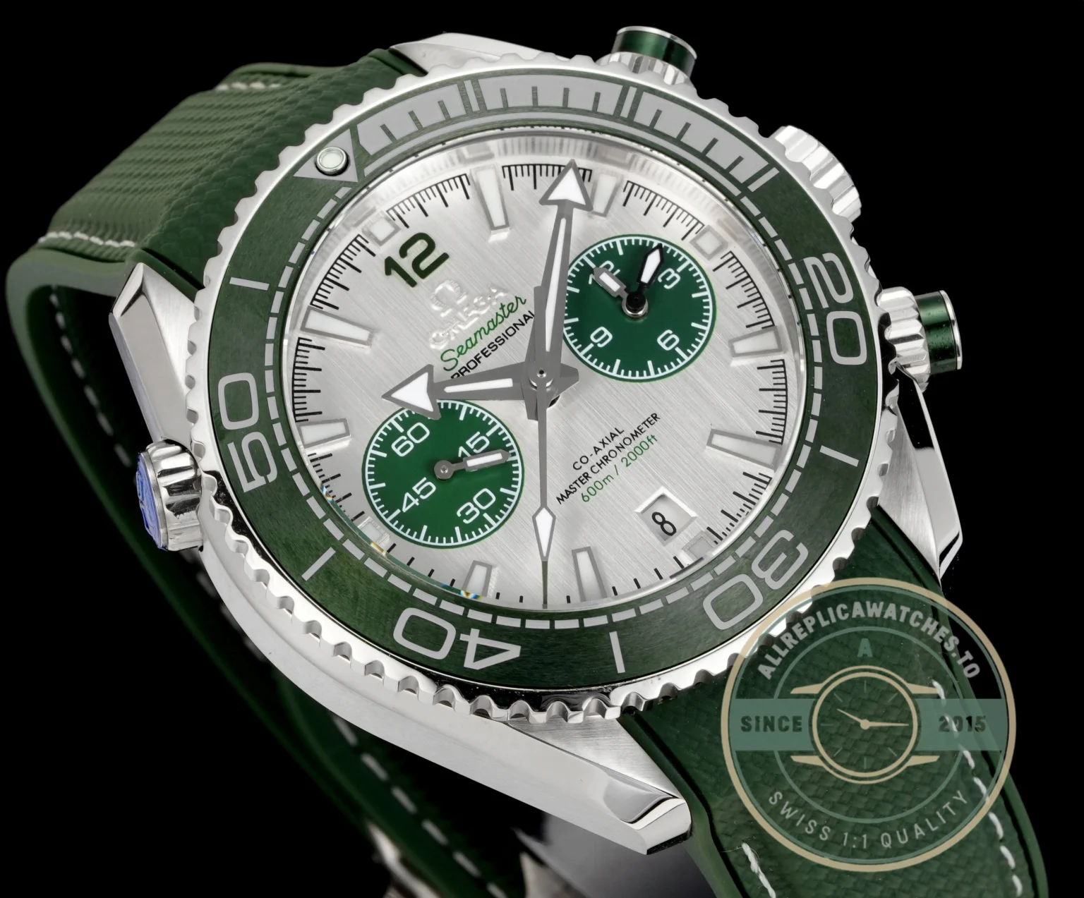 Replica Omega Planet Ocean Chronograph 45.5 mm Green, 215.32.46.51.06.001 - 1:1 Swiss Replica Watch