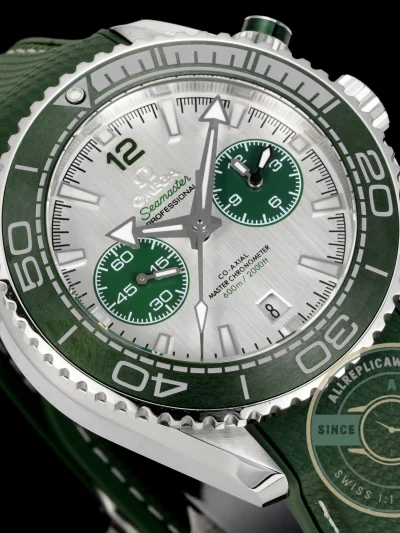 Replica Omega Planet Ocean Chronograph 45.5 mm Green, 215.32.46.51.06.001 - 1:1 Swiss Replica Watch