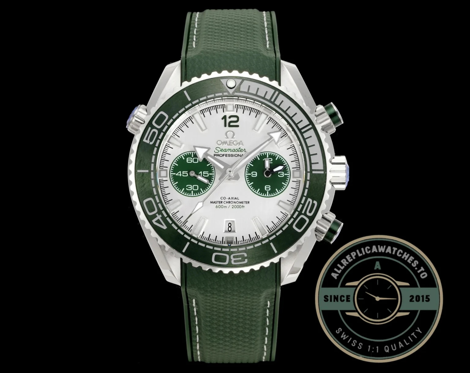 Replica Omega Planet Ocean Chronograph 45.5 mm Green, 215.32.46.51.06.001 - Top-Tier Swiss Replica Watch