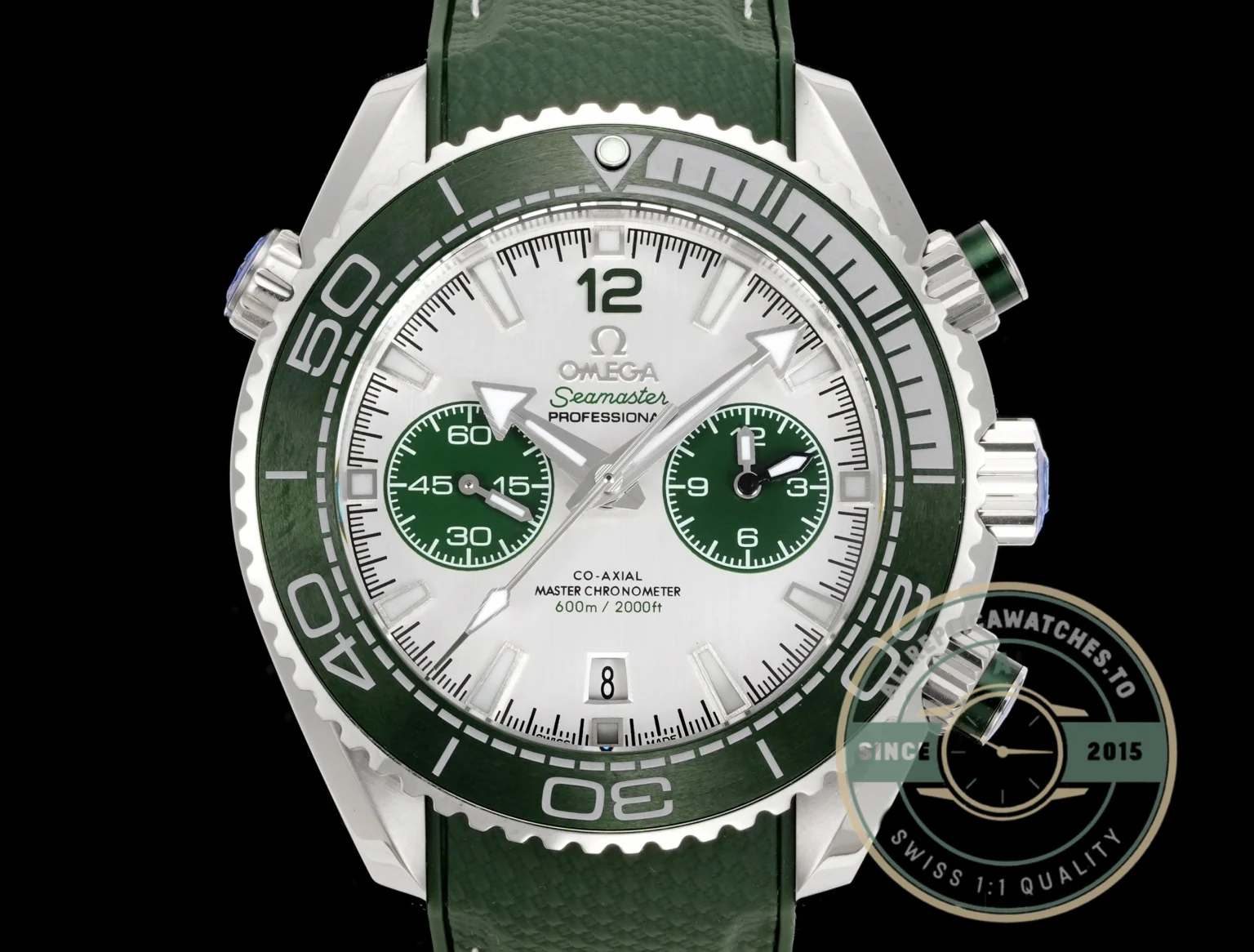 Replica Omega Planet Ocean Chronograph 45.5 mm Green, 215.32.46.51.06.001 - Affordable Luxury Replica Timepiece