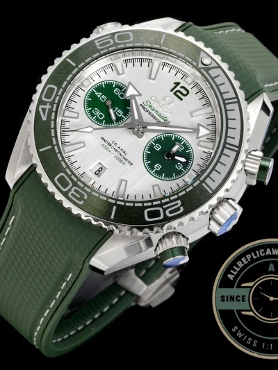 Replica Omega Planet Ocean Chronograph 45.5 mm Green, 215.32.46.51.06.001 - High-Grade Replica Watch